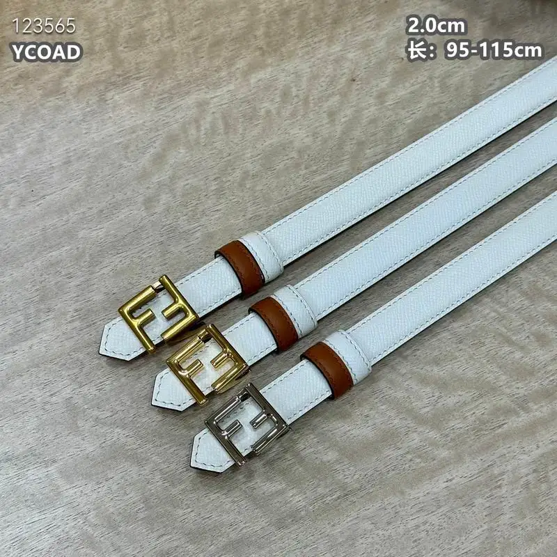 Fendi belt 20mmX95-115cm 8L16